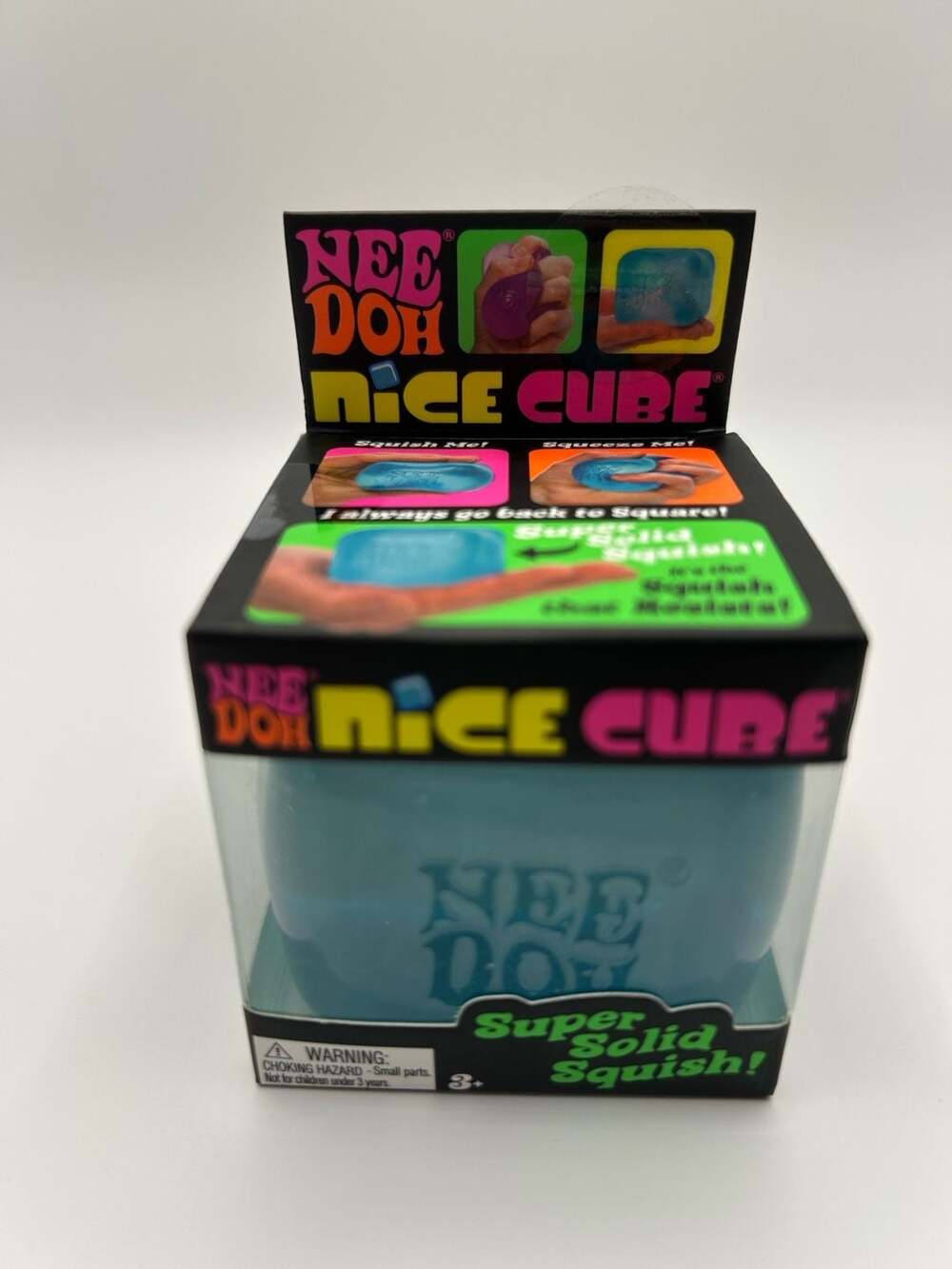 Schylling NeeDoh Nice Cube Blue Sensory Fidget Toy